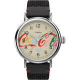 TIMEX COCA-COLA TW2V26000 BLACK STRAP UNISEX'S WATCH