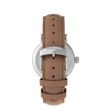 Timex Indiglo Brown Leather Strap Unisex Watch TW2V27700