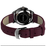 Timex Easy Reader White Dial Leather Strap Women Watch TW2V36100