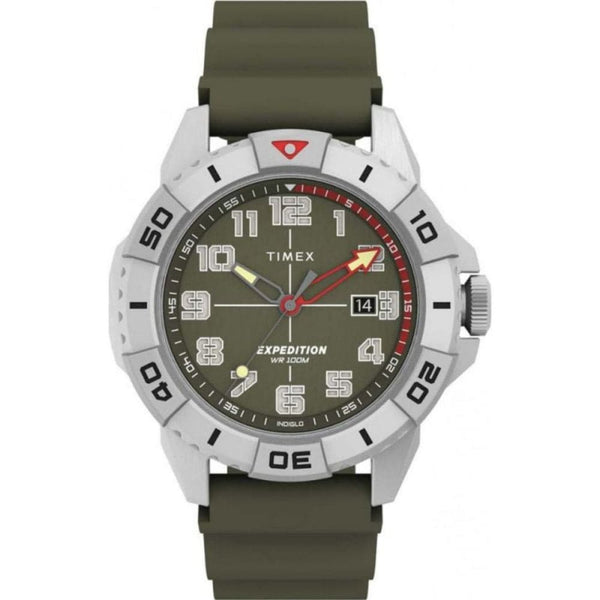 Timex Analog Green Dial And Silicon Strap Men Watch TW2V40700