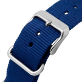 Timex Weekender White Dial With Blue Fabric Strap Unisex Watch TW2V41900