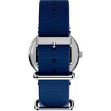 Timex Weekender White Dial With Blue Fabric Strap Unisex Watch TW2V41900