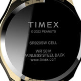 Timex Legacy X Peanuts Gold Dial And Stainless Steel Strap Women Watch TW2V47300