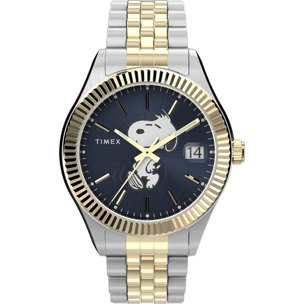 Timex Legacy X Peanuts Two-Tone Stainless Steel Strap Unisex Watch TW2V47500