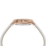 Timex Classic White Dial And Gray Leather Strap Women Watch TW2V49400