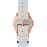 Timex Classic White Dial And Gray Leather Strap Women Watch TW2V49400