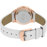 Timex Classic White Dial And Gray Leather Strap Women Watch TW2V49400