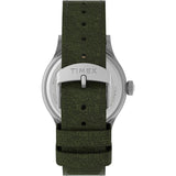 Timex Expedition Scout Gray Dial With Green Leather Strap Men Watch TW4B22900