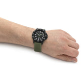 Timex Expedition Black Dial And Green Silicone Strap Men Watch TW4B25400