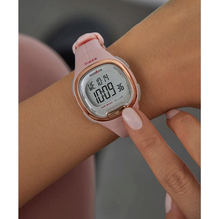 Timex Transparent Dial And Pink Nylon Strap Women Watch TW5M48100 – H2 Hub