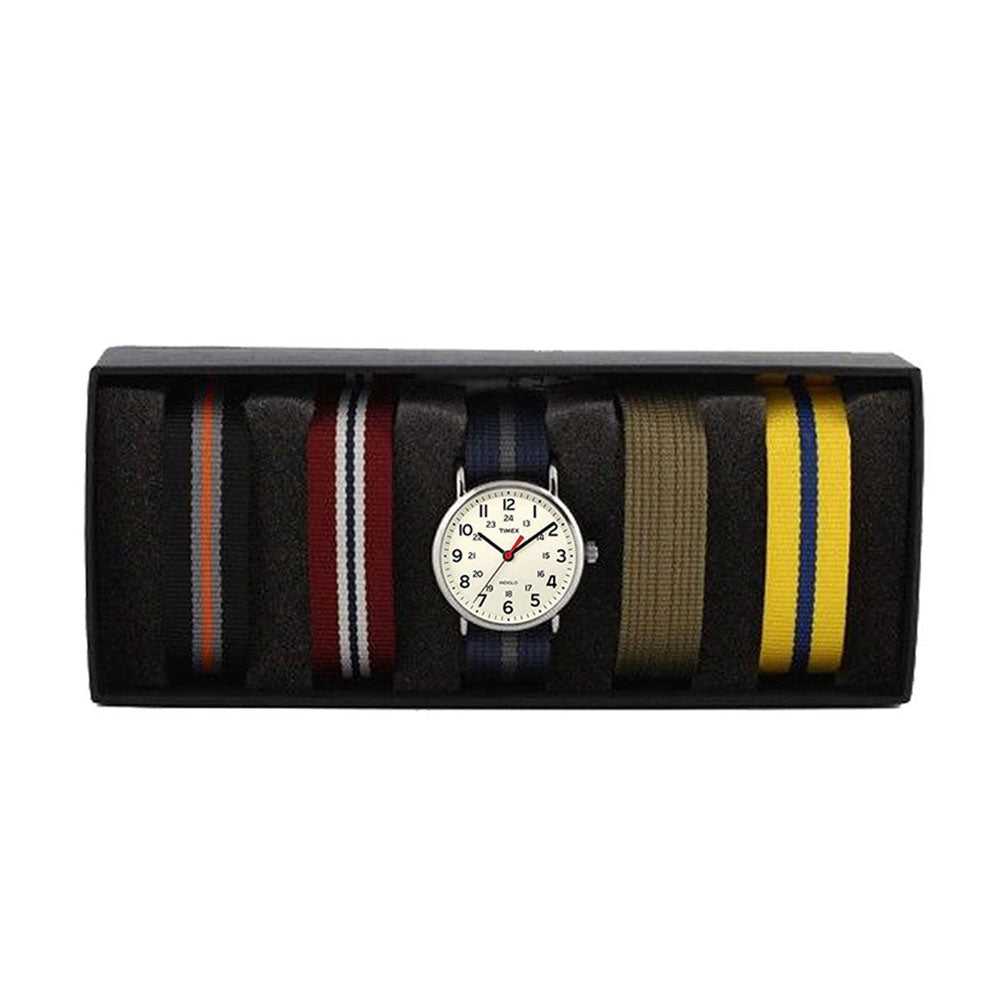 TIMEX WEEKENDER UG0109 STRIPE BOX SEX - H2 Hub Watches