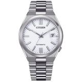 Citizen Automatic White Dial Stainless Steel Men's Watch NJ0150-81A