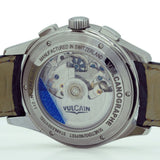 Vulcain GMT VU500115.092LF Black Leather Men's Watch