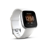 FITBIT VERSA LITE WHITE / SILVER ALUMINIUM FB415SRWT  SILICONE SMARTWATCH