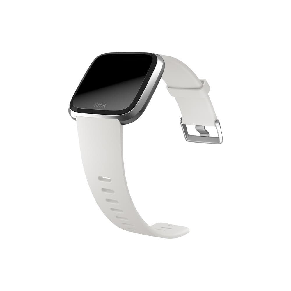 FITBIT VERSA LITE WHITE SILVER ALUMINIUM FB415SRWT SILICONE SMARTWAT H2 Hub