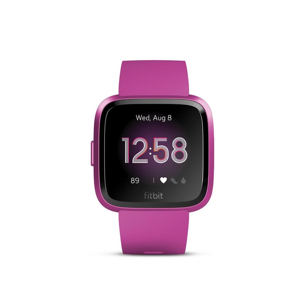 FITBIT VERSA LITE MULBERRY FB415PMPM SILICONE SMARTWATCH H2 Hub