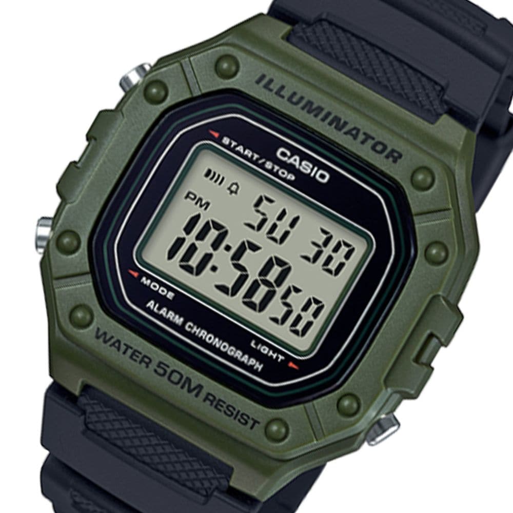 CASIO GENERAL W-218H-3AVDF UNISEX WATCH - H2 Hub Watches