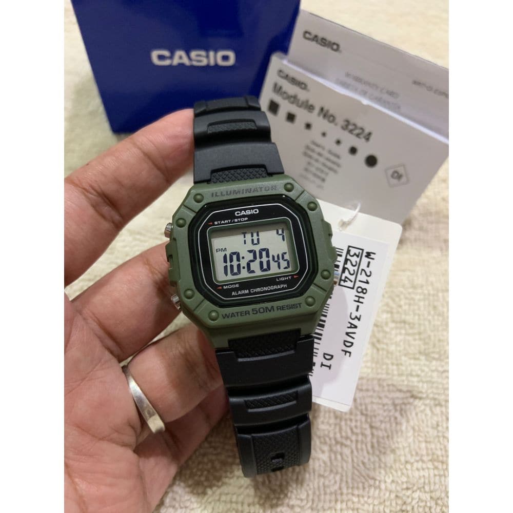 CASIO GENERAL W-218H-3AVDF UNISEX WATCH - H2 Hub Watches