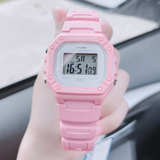Casio General Digital With Pink Resin Strap Women Watch W-218HC-4AVDF-P
