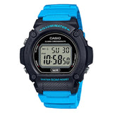 CASIO SPORTY W-219H-2A2VDF DIGITAL BLUE RESIN MEN WATCH