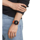 Casio Digital Illuminator Orange Resin Strap Men Watch W-219H-4AVDF-P