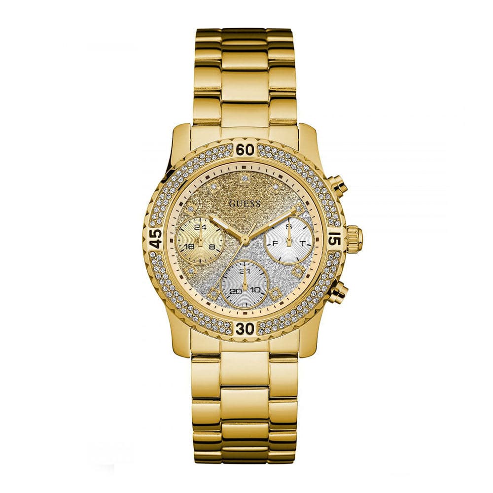 GUESS CONFETTI GOLD STAINLESS STEEL W0774L5 WOMEN'S WATCH - H2 Hub Watches