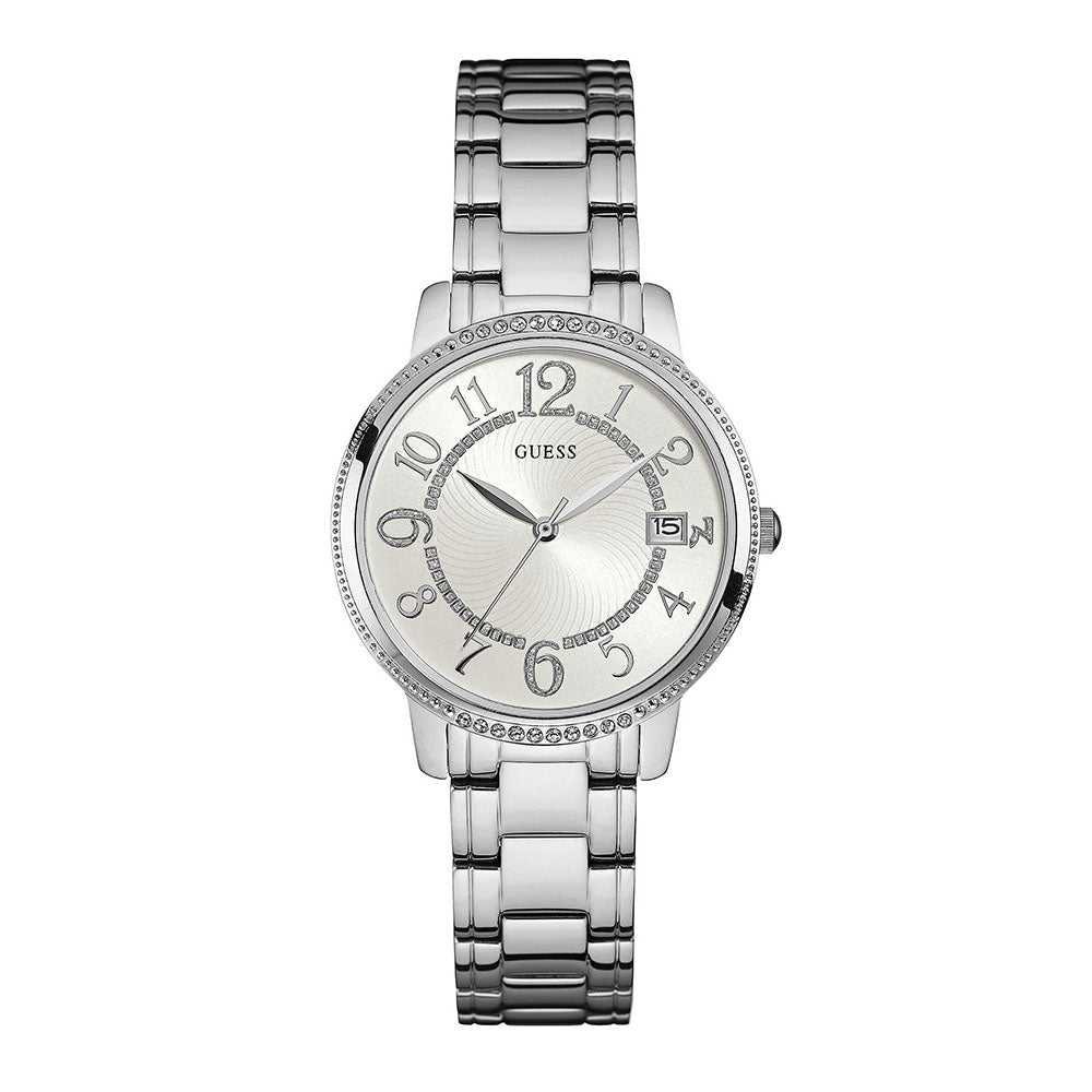GUESS KISMET SILVER STAINLESS STEEL W0929L1 WOMEN'S WATCH - H2 Hub Watches