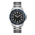GUESS CREW SILVER STAINLESS STEEL W1002G1 MEN'S WATCH - H2 Hub Watches