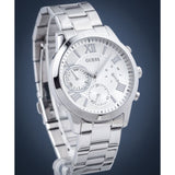 GUESS SOLAR SILVER DIAL STAINLESS STEEL W1070L1 MEN'S WATCH