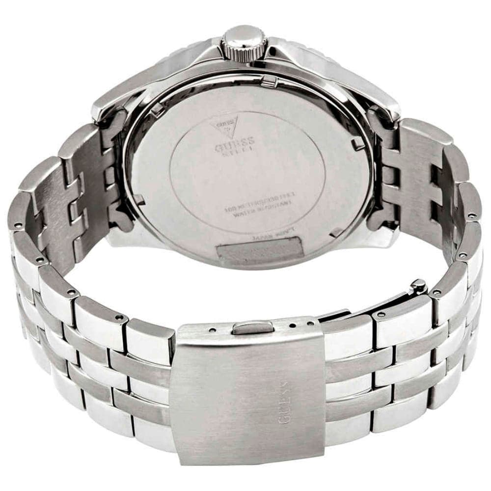 GUESS ODYSSEY SILVER STAINLESS STEEL W1107G1 MEN'S WATCH - H2 Hub Watches