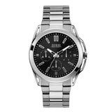GUESS VERTEX SILVER STAINLESS STEEL W1176G2 MEN'S WATCH - H2 Hub Watches
