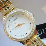 GUESS CHELSEA GOLD STAINLESS STEEL W1209L2 WOMEN'S WATCH