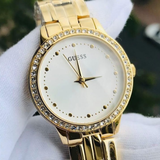 GUESS CHELSEA GOLD STAINLESS STEEL W1209L2 WOMEN'S WATCH