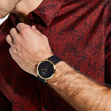 GUESS W1264G1 BLACK SILICONE MEN WATCH