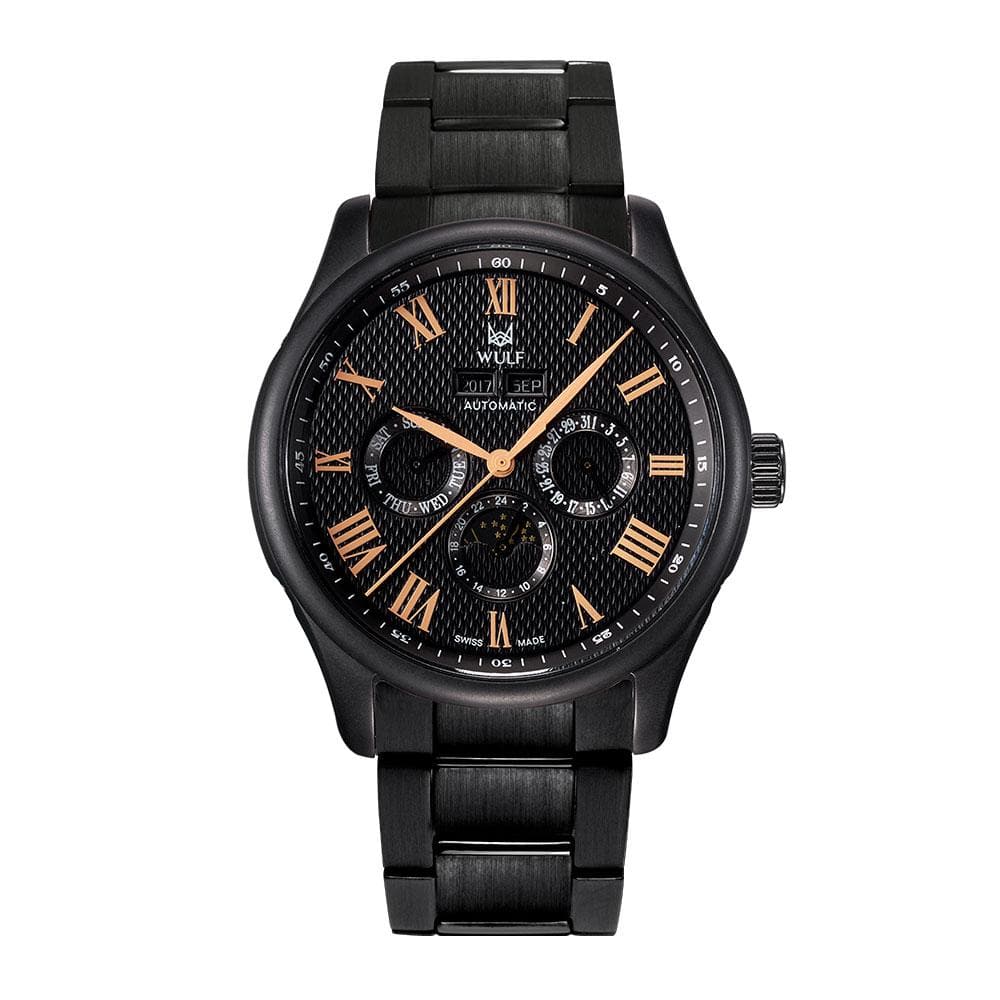 WULF LYCAN-X WF03.05M SWISS MECHANICAL BRACELET MEN'S WATCH - H2 Hub Watches