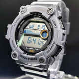 CASIO DIGITAL SPORTY WS-1300H-8AVDF GRAY RESIN STRAP MEN WATCH