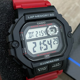 CASIO GENERAL WS-1400H-4AVDF RED RESIN UNISEX WATCH