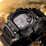 CASIO GENERAL WS-2100H-1AVDF-P DIGITAL BLACK STRAP MEN WATCH