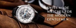 WULF LYCAN-X WF03.02M SWISS MECHANICAL BRACELET MEN'S WATCH - H2 Hub Watches