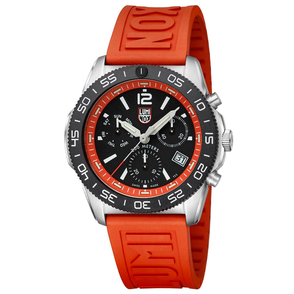Luminox Pacific Diver LM3149 Orange Rubber Strap Men Watch