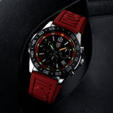 Luminox Pacific Diver LM3155 Red Rubber Strap Men Watch