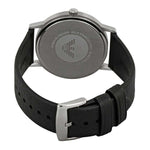 EMPORIO ARMANI AR11013 BLACK LEATHER STRAP MEN’S WATCH - H2 Hub Watches