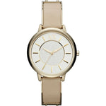 ARMANI EXCHANGE ANALOG QUARTZ GOLD STAINLESS STEEL AX5301 LEATHER STRAP WOMEN'S WATCH - H2 Hub Watches