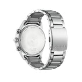 CITIZEN CA0770-81E ECO-DRIVE CHRONOGRAPH BLACK DIAL STAINLESS STEEL STRAP MEN'S WATCH