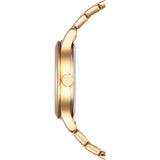 CITIZEN ECO-DRIVE EM0893-87Y SOLAR PINK DIAL ROSE GOLD STAINLESS STEEL WOMEN'S WATCH