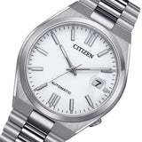 Citizen Automatic White Dial Stainless Steel Men's Watch NJ0150-81A