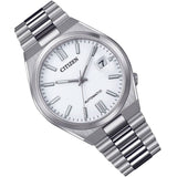 Citizen Automatic White Dial Stainless Steel Men's Watch NJ0150-81A