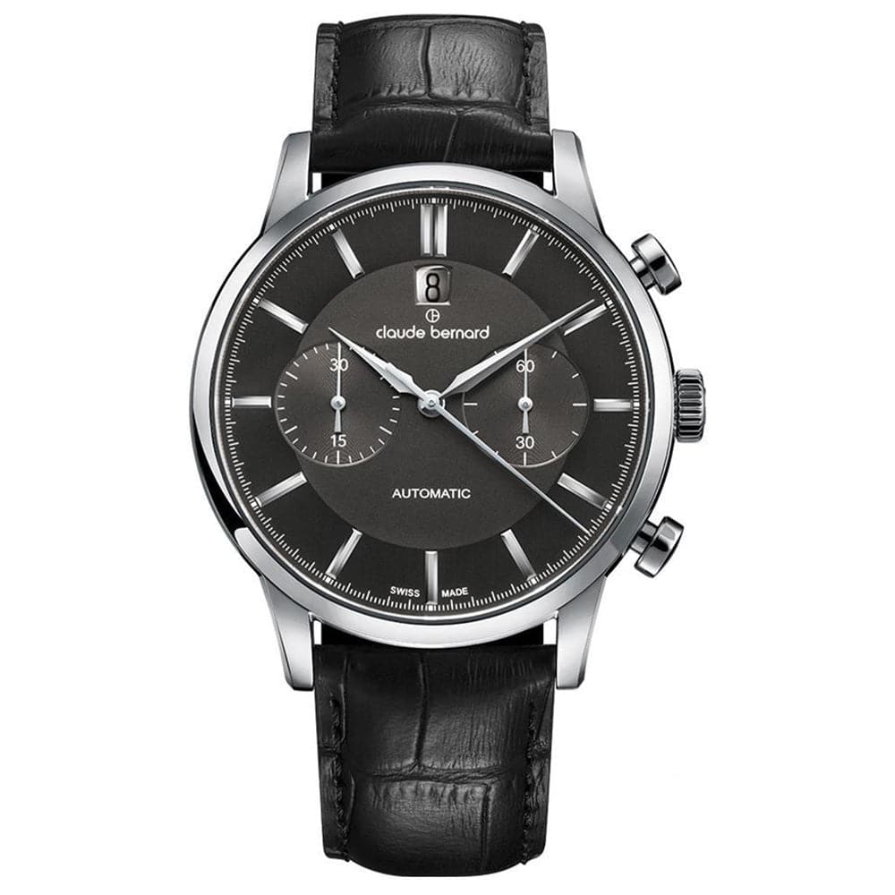 CLAUDE BERNARD SWISS MADE AUTOMATIC CHRONOGRAPH CB08001-3-NIN MEN'S WATCH - H2 Hub Watches