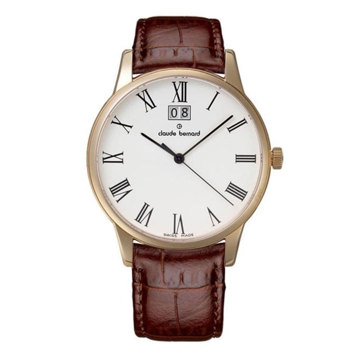 CLAUDE BERNARD SWISS MADE CB63003-37R-BR MEN'S WATCH - H2 Hub Watches