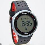 REEBOK RD-ELE-G9-PSIB-WR DIGITAL GREY DIAL BLACK SILICON MEN'S WATCH